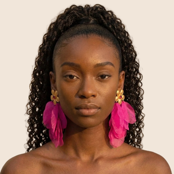 The Fuchsia Bloom Earrings