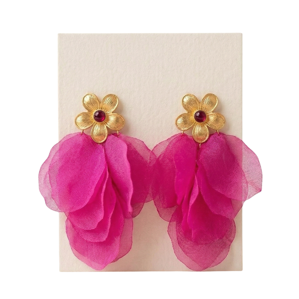 The Fuchsia Bloom Earrings