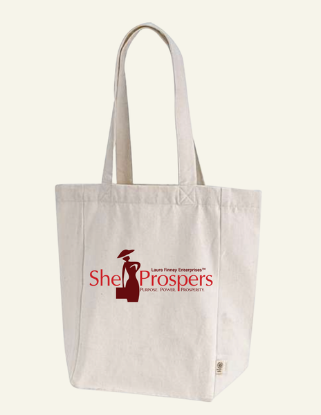 She Prospers Tote Bag