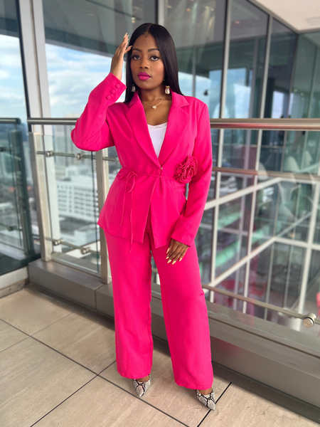 Pink Passion Blazer Set