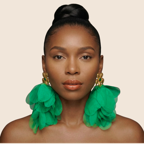 The Emerald Bloom Earrings