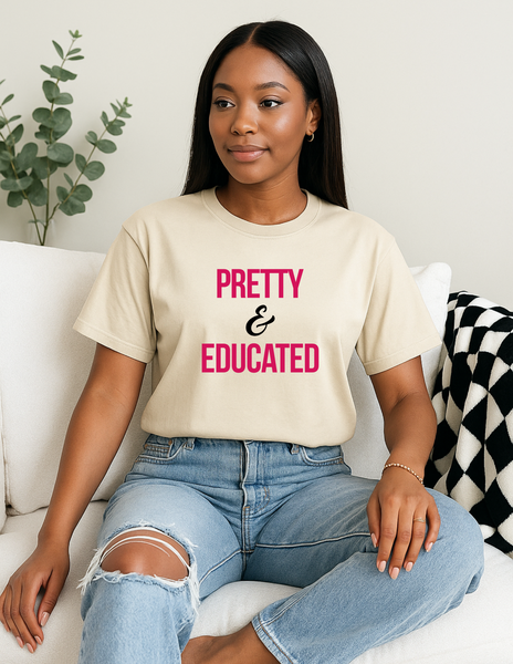 She Prospers Unisex T-Shirt-Tan