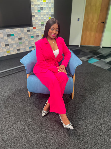 Pink Passion Blazer Set