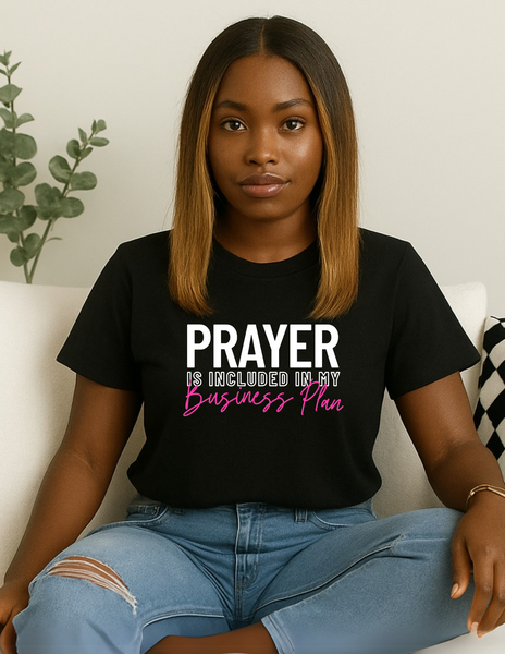 Prayer Included In Business Plan-Black