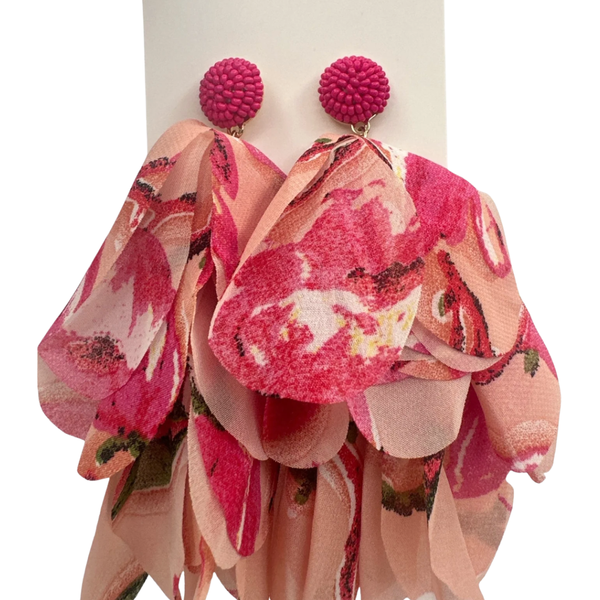 The Rosé Petal Earrings