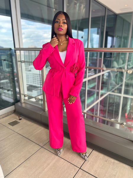 Pink Passion Blazer Set