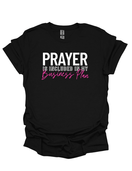 Prayer Included In Business Plan-Black
