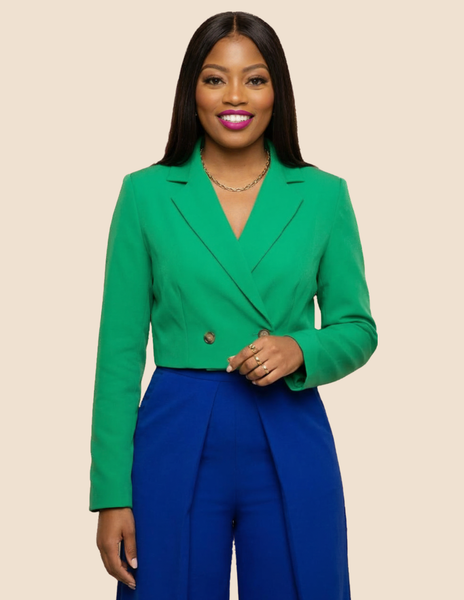 CEO Crop Blazer