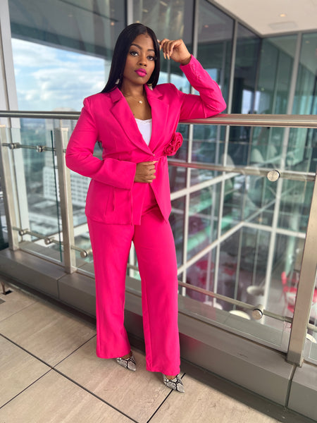 Pink Passion Blazer Set