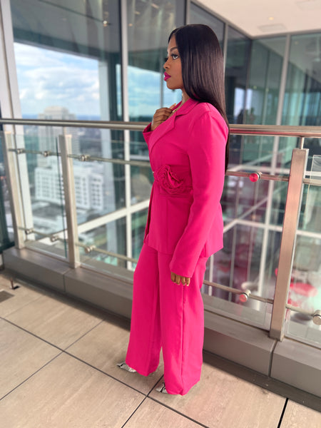 Pink Passion Blazer Set