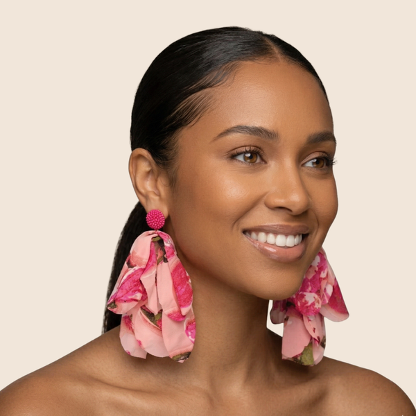 The Rosé Petal Earrings