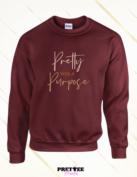 Pretty With A Purpose-Maroon