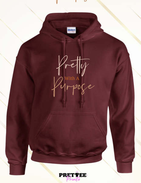 Pretty With A Purpose-Maroon