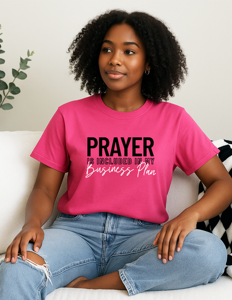 Prayer Included In Business Plan-Pink