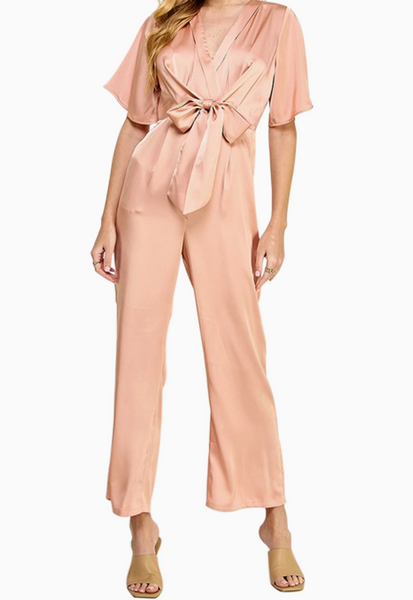 Jessica Satin Jumpsuit