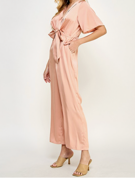Jessica Satin Jumpsuit